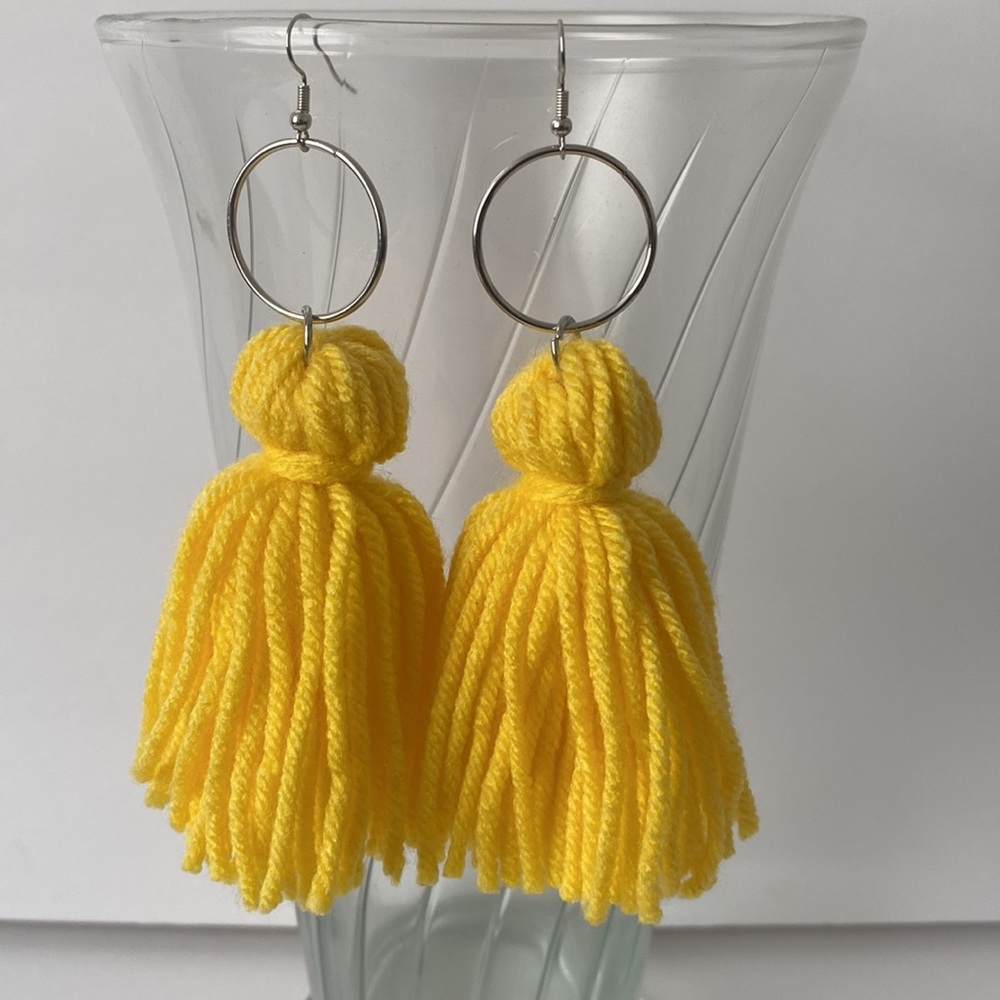 Yellow earring